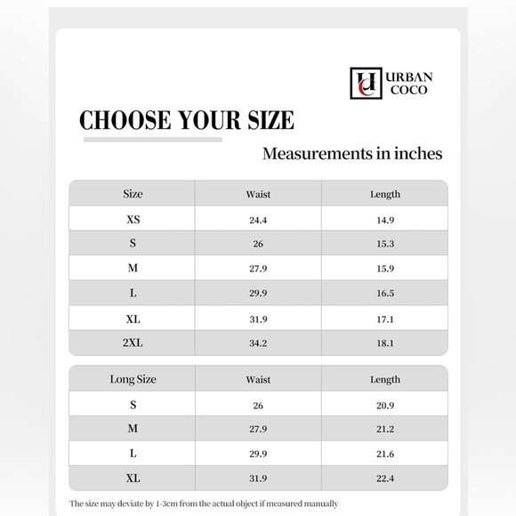 NWT Urban Coco Women’s Basic Versatile Stretchy Flared Casual Mini Skater Skirt - Picture 3 of 3